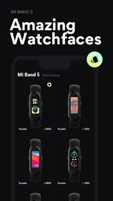 Mi Band 5 Watch Faces android App screenshot 2